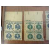 Framed Stamp Collection