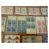 Framed Stamp Collection