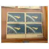 Framed Stamp Collection