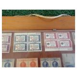 Framed Stamp Collection