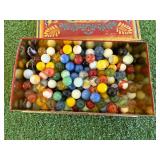 Marbles in Metal Case