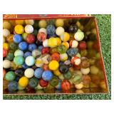 Marbles in Metal Case