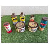 Vintage Fuel Station Cans