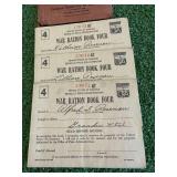 War Ration Books/Stamps