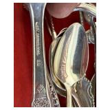 Large Set of Silverware in Case