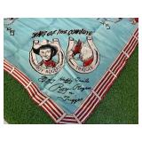 Roy Rogers "King of the Cowboys" Scarf 24" x 24"
