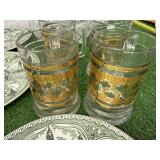 Collectible Plates, Glasses & Crystal Bowl