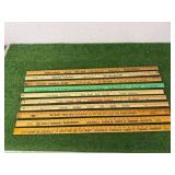 Advertising Yard Sticks
