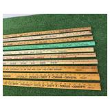 Advertising Yard Sticks