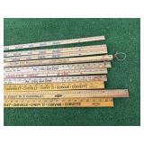 Advertising Yard Sticks