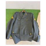 Military Jacket, Shirt & Tie