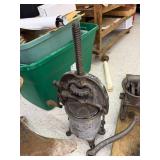 Sausage Stuffer, Meat Grinder & DeLaval Cream Separator