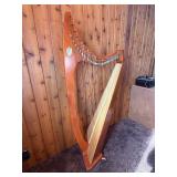 Lyon & Healy Troubadour lever harp- model number 3551-C