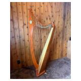 Lyon & Healy Troubadour lever harp- model number 3551-C