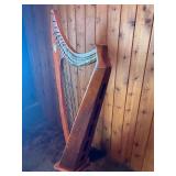 Lyon & Healy Troubadour lever harp- model number 3551-C