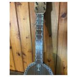 Handcrafted Folk Art String Instrument / Mandolin Style Decorative Piece