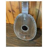 Handcrafted Folk Art String Instrument / Mandolin Style Decorative Piece