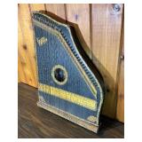 Vintage Antique Tabletop Zither String Instrument