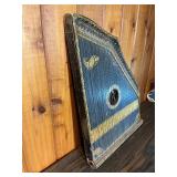 Vintage Antique Tabletop Zither String Instrument