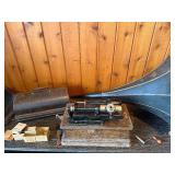 antique Edison cylinder phonograph