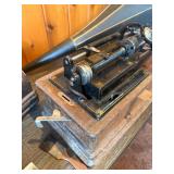 antique Edison cylinder phonograph