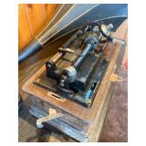 antique Edison cylinder phonograph