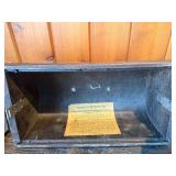 antique Edison cylinder phonograph