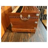 Vintage Wooden Harmonium / Tabletop Pump Organ