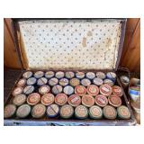 collection of vintage Edison Blue Amberol cylinder records