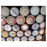 collection of vintage Edison Blue Amberol cylinder records