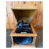 early Edison cylinder phonograph, likely an Edison Standard