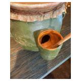 Handmade Pottery Drum w/ Mallet – Folk Art Percussion Piece