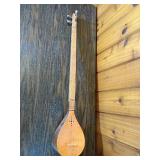 Decorative Long-Neck Folk String Instrument