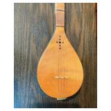 Decorative Long-Neck Folk String Instrument