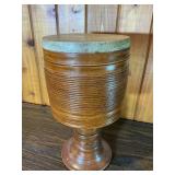 Decorative Wooden Hand Drum / Goblet Drum