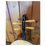 Decorative Round-Body Folk String Instrument
