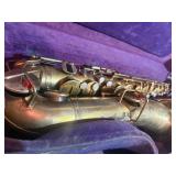 Vintage Buescher True Tone Saxophone – Low Pitch – 1920s Era – Serial #85229 – Original Finish