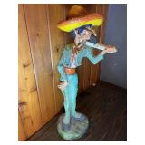 Vintage Folk Art Musician Figurine
