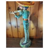 Vintage Folk Art Musician Figurine