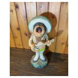 Vintage Folk Art Musician Figurine