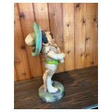 Vintage Folk Art Musician Figurine
