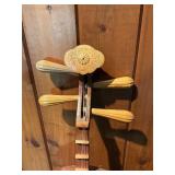 Handcrafted Wooden Folk String Instrument – Round Body Lute Style
