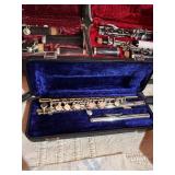 Student Band Instrument Lot – (3) Clarinets incl. (2) Noblet/Leblanc WOOD + Selmer Bundy + Artley Piccolo – Cases