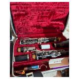Student Band Instrument Lot – (3) Clarinets incl. (2) Noblet/Leblanc WOOD + Selmer Bundy + Artley Piccolo – Cases