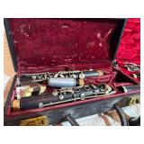 Student Band Instrument Lot – (3) Clarinets incl. (2) Noblet/Leblanc WOOD + Selmer Bundy + Artley Piccolo – Cases