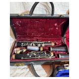 Student Band Instrument Lot – (3) Clarinets incl. (2) Noblet/Leblanc WOOD + Selmer Bundy + Artley Piccolo – Cases