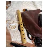 Vintage Musical Instrument Lot – Bagpipes Set, Hohner Harmonicas, Yamaha Harmonica, Tonette