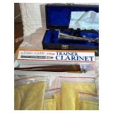 Yamaha Flute + Clarinet Bundle – Student Band Starter Kit w/ Cases, Nikkan Trainer, Accessories