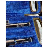 Yamaha Flute + Clarinet Bundle – Student Band Starter Kit w/ Cases, Nikkan Trainer, Accessories