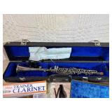 Yamaha Flute + Clarinet Bundle – Student Band Starter Kit w/ Cases, Nikkan Trainer, Accessories